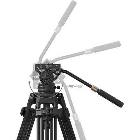 SmallRig 5111 AD-80S - wytrzymały zestaw, obrotowość głowicy